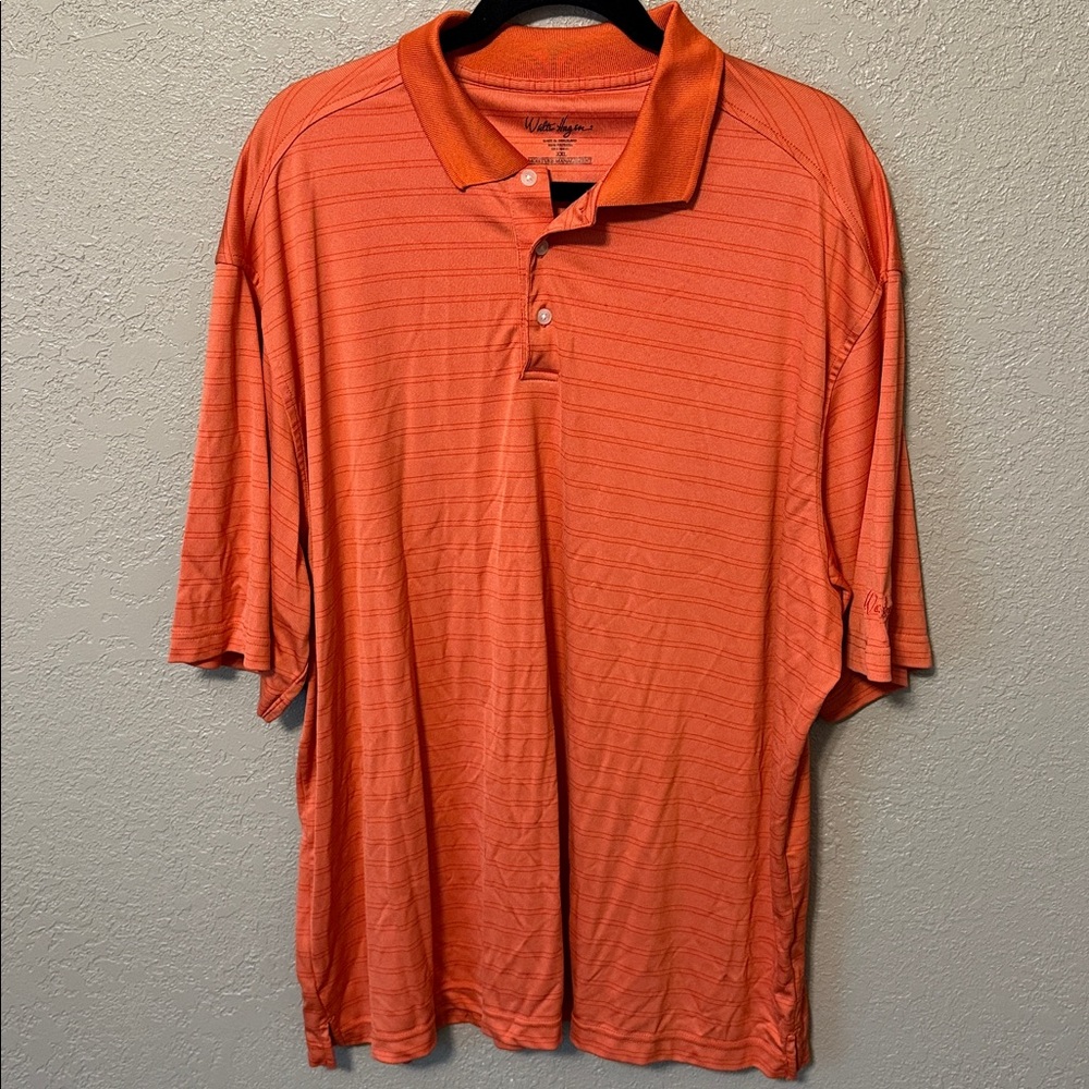 Walter Hagen Orange Men's Polo Shirt Size XXL